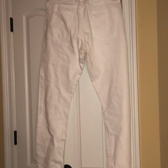 Gap Slim Fit White Jeans 35/32 - Picture 2 of 5
